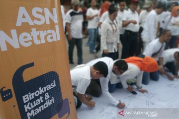 KASN-Bawaslu Makassar deklarasi netralitas ASN pada Pilkada 2020