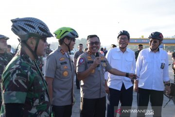 Kakorlantas tinjau Tol Manado-Bitung jelang mudik lebaran