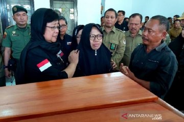 Menteri LHK lepas jenazah stafnya di Palangka Raya