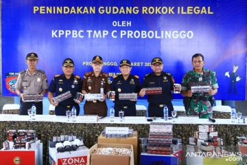 Bea Cukai Probolinggo amankan rokok ilegal senilai Rp2,5 miliar