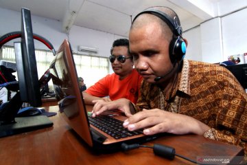 Pelatihan recording aksesibel tunanetra