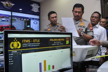 Uji coba E-Tilang Kabupaten Bekasi
