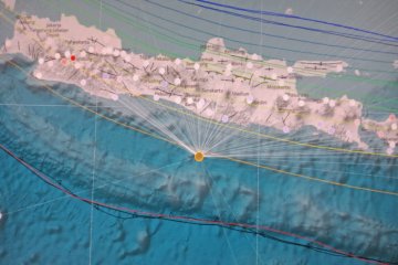 Gempa 5,0 SR di selatan Pulau Jawa dirasakan warga Bantul