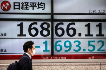 Saham Tokyo ditutup jatuh, tertekan aksi investor ambil untung