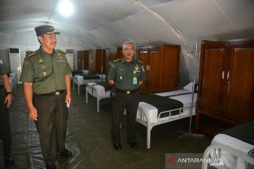 Kodam IM bangun tenda isolasi COVID-19