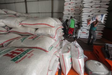 Stok Beras Di Bulog Kalteng