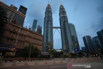 Hari kedua "lockdown" di Malaysia, begini suasana Kuala Lumpur