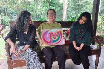 Ini lukisan pasien COVID-19 yang telah sembuh