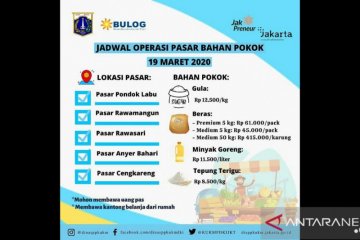 Operasi Pasar Bulog hadir di Pasar Pondok Labu