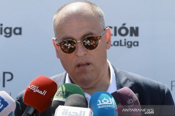 Presiden La Liga optimistis klub Spanyol bisa kembali latihan awal Mei