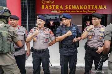 Pelepasan pasukan Brimob ke Papua