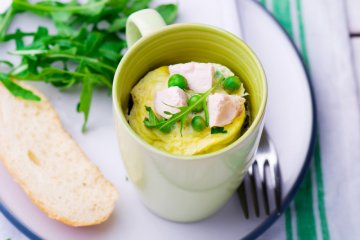 Resep simpel hidangan penambah kekebalan tubuh, omelet dalam mug