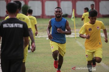 Kalteng Putra gelar latihan ditengah status waspada COVID-19