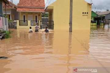 Banjir rendam tiga kecamatan di Kabupaten Serang