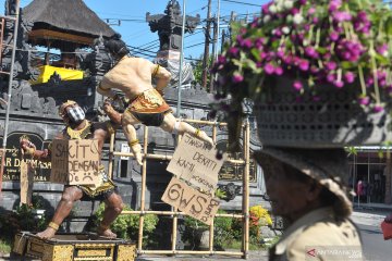 Larangan mengarak ogoh-ogoh di Bali