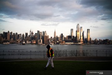 Suasana kota New York saat terjadi wabah COVID-19