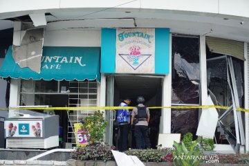 Setelah ledakan, polisi tutup sementara Plaza Ramayana Medan