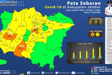 Jumlah ODP dan PDP COVID-19 di Jember bertambah