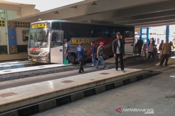 Penumpang di Terminal Bus Giwangan Yogyakarta turun 40 persen