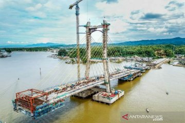 PUPR: Konstruksi jembatan Teluk Kendari capai 85 persen