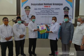 Pemkab Karimun terima bantuan Rp1,5 miliar untuk tangani COVID-19