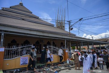 Jumatan berjamaah tetap digelar di Palu