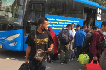 Ratusan TKI  pulang via Harbourbay Batam