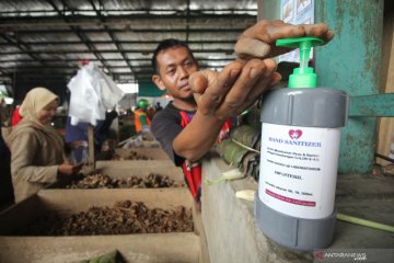 Fasilitas cuci tangan di pasar