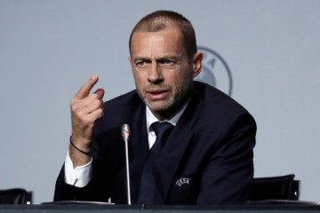 Presiden UEFA akui musim kompetisi ini bisa saja tak selesai