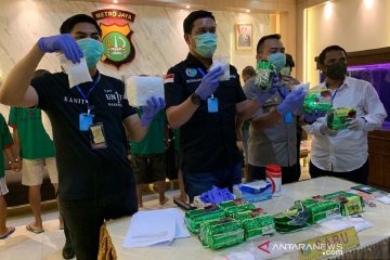 Polisi gagalkan peredaran 11 kilogram sabu di tengah pandemi COVID-19