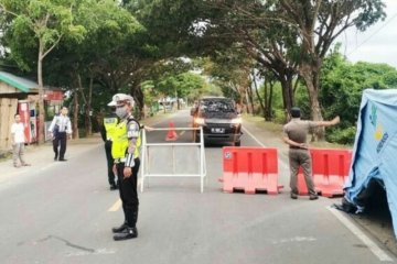 Polres Majene buka-tutup akses masuk perbatasan