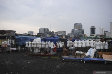 Penutupan pasar di Jakarta