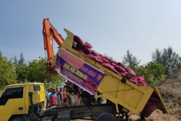 Bea Cukai Lhokseumawe musnahkan 18 ton bawang merah ilegal