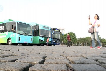 Separuh bus TransJakarta ditargetkan berbasis listrik di tahun 2025