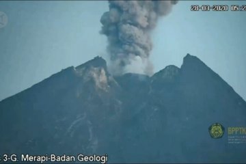 Gunung Merapi berangsur normal