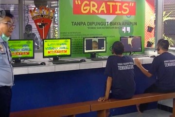 Kunjungan Rutan Temanggung diganti dengan video call