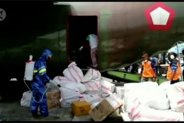 2,3 ton bantuan alat kesehatan  tiba di Papua