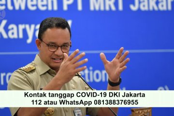 Pesan suara Anies imbau warga untuk saling jaga jarak