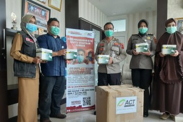 2.000 masker disalurkan ACT untuk RS Bhayangkara Jambi