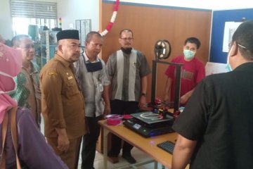Pelajar SMKN 2 Banda Aceh Ciptakan pelindung wajah