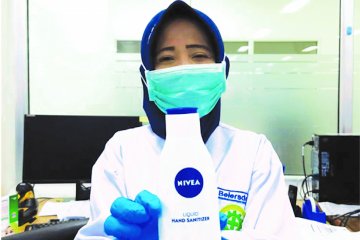 Nivea produksi ribuan hand sanitizer, disumbangkan ke RS