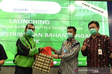 Kementan gandeng Gojek, beli pangan di Toko Mitra Tani gratis antar