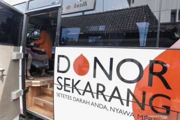 Donor darah keliling dengan social distance