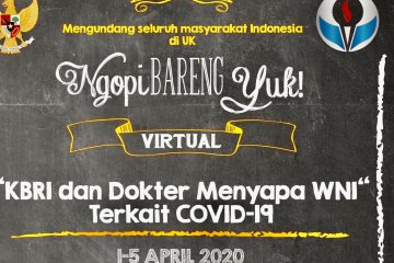 Ngopi Bareng Virtual cara KBRI London edukasi WNI saat wabah COVID-19