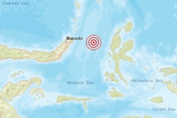 Barat laut Jailolo-Malut diguncang gempa tektonik magnitudo 6,1