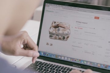 Jumlah kunjungan "e-commerce" lokal lebih tinggi dari internasional