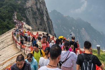 Pulih dari corona, situs-situs wisata di China dipadati pengunjung