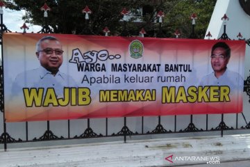 Bupati Bantul instruksikan penggunaan masker cegah penularan COVID-19