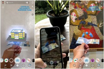 Pengguna Snapchat bisa donasi dengan pengalaman "augmented reality"