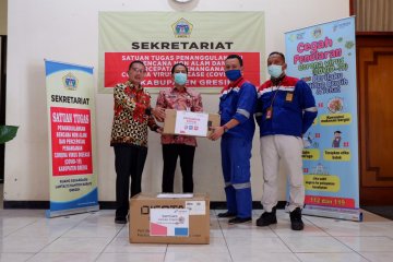 Pertamina Lubricants sumbangkan ratusan masker N95 ke Satgas COVID-19